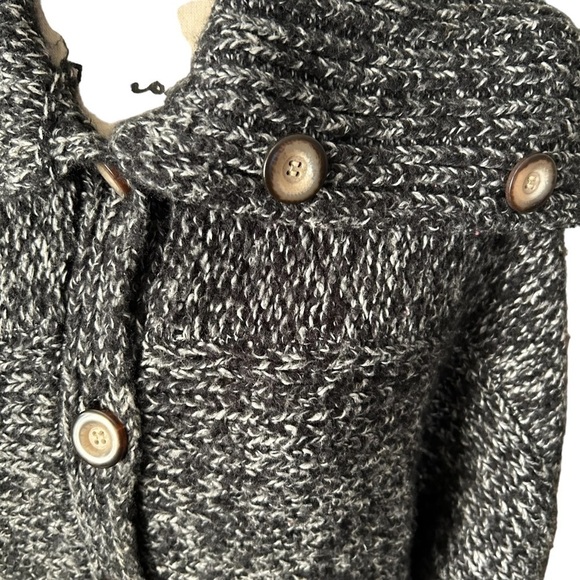 Dolce Cabo Wool Blend Button Front Loose Fit Sweater Sz Large - Picture 4 of 10